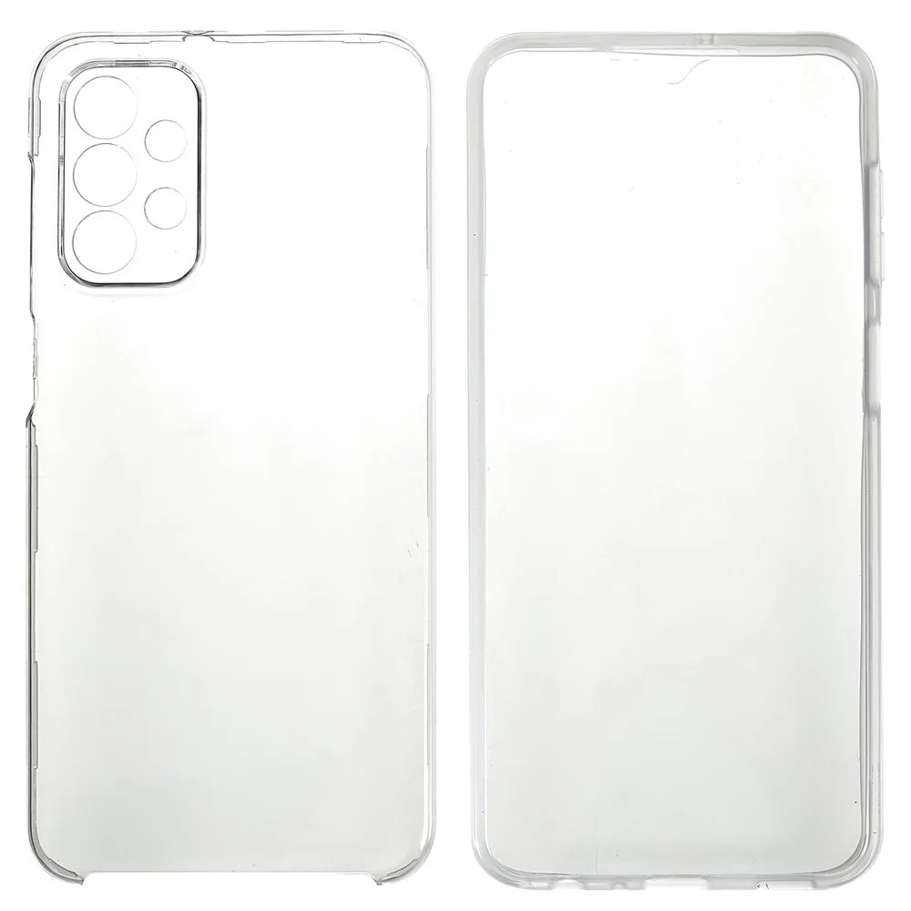 For Samsung Galaxy A23 5G (Global Version) / 4G PET + TPU + Acrylic Hybrid Cover Full Protection Detachable 2-in-1 Phone Case - 1