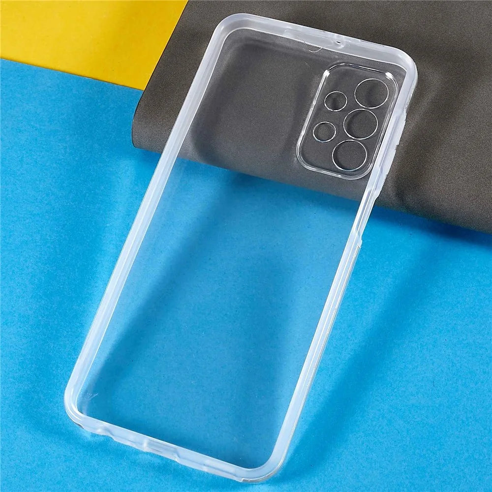 For Samsung Galaxy A23 5G (Global Version) / 4G PET + TPU + Acrylic Hybrid Cover Full Protection Detachable 2-in-1 Phone Case - 5