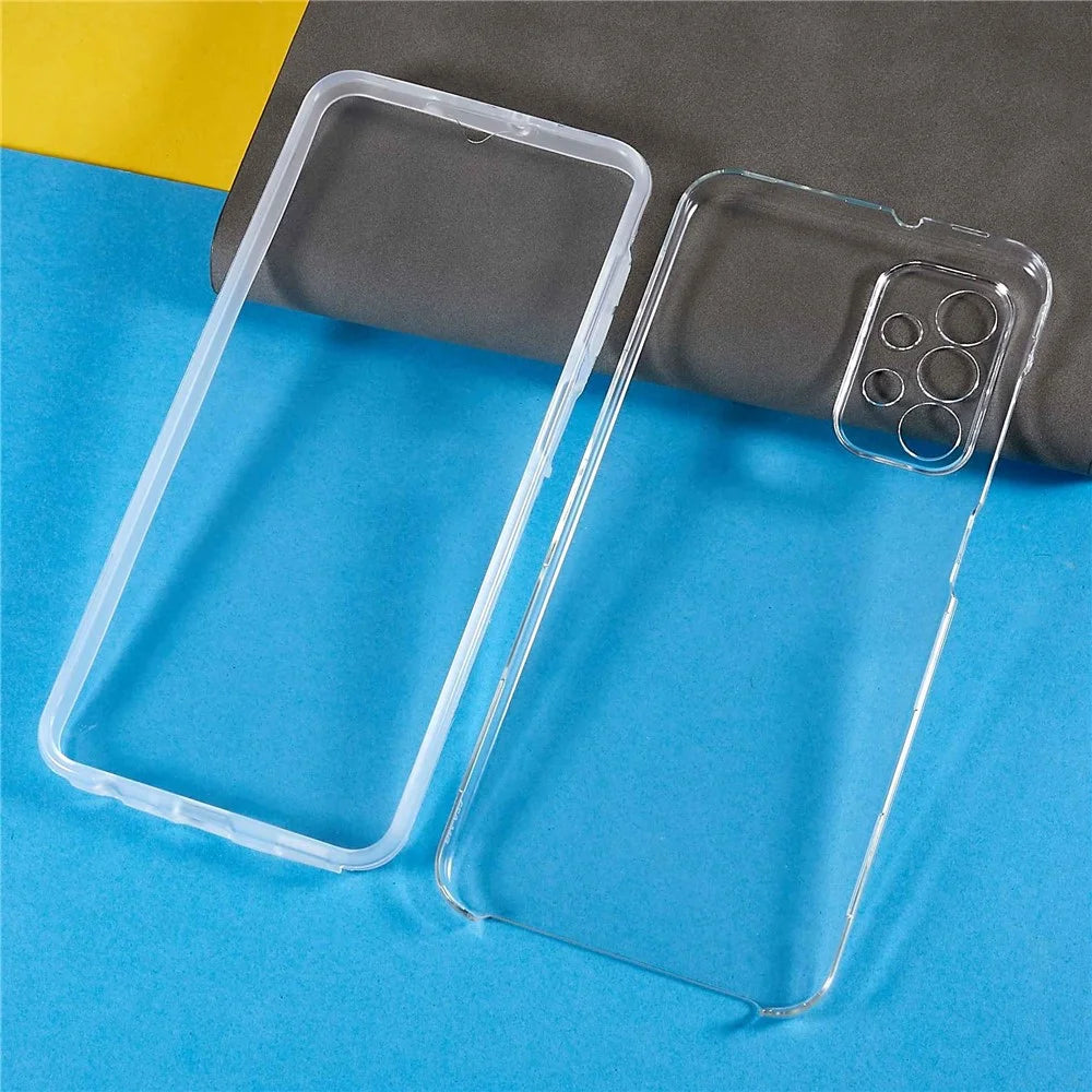 For Samsung Galaxy A23 5G (Global Version) / 4G PET + TPU + Acrylic Hybrid Cover Full Protection Detachable 2-in-1 Phone Case - 6