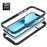 For iPhone 14 6.1 inch Clear Case Hard Acrylic + PC Back Soft TPU Bumper Frame Shockproof Anti-Drop Protective Phone Cover - Black - 2