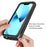For iPhone 14 6.1 inch Clear Case Hard Acrylic + PC Back Soft TPU Bumper Frame Shockproof Anti-Drop Protective Phone Cover - Black - 5