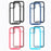 For iPhone 14 6.1 inch Clear Case Hard Acrylic + PC Back Soft TPU Bumper Frame Shockproof Anti-Drop Protective Phone Cover - Black - 6