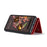 DG.MING M1 Series For Google Pixel 7 5G Magnetic 2-in-1 Wallet PC+TPU+PU Leather Phone Protective Case - Red - 2