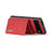 DG.MING M1 Series For Google Pixel 7 5G Magnetic 2-in-1 Wallet PC+TPU+PU Leather Phone Protective Case - Red - 3