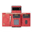 DG.MING M1 Series For Google Pixel 7 5G Magnetic 2-in-1 Wallet PC+TPU+PU Leather Phone Protective Case - Red - 4