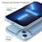 For iPhone 14 Plus 6.7 inch Scratch Resistant Mobile Phone Case Transparent Hard Acrylic Back + Soft TPU Edge Cover - 3