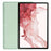 For Samsung Galaxy Tab S8+ / Tab S7+ Liquid Silicone Tablet Case Soft Microfiber Lining Anti-Scratch Cover - Green - 5