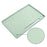 For Samsung Galaxy Tab S8+ / Tab S7+ Liquid Silicone Tablet Case Soft Microfiber Lining Anti-Scratch Cover - Green - 6