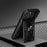For iPhone 14 Pro 6.1 inch Slide Lens Cover Kickstand PC + TPU Shell Card Holder Shockproof Phone Case - Black - 5