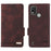 For Nokia C21 Plus Drop Resistant Hardware Design PU Leather Wallet Stand Case Book Style Phone Cover - Coffee - 1