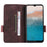 For Nokia C21 Plus Drop Resistant Hardware Design PU Leather Wallet Stand Case Book Style Phone Cover - Coffee - 2