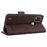 For Nokia C21 Plus Drop Resistant Hardware Design PU Leather Wallet Stand Case Book Style Phone Cover - Coffee - 4