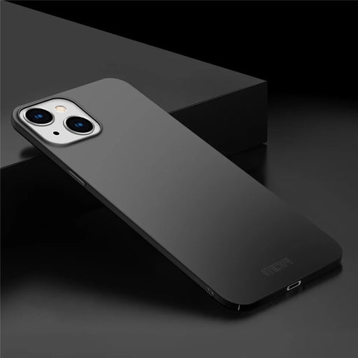 MOFI JK PC Series-1 Shield for iPhone 14 Pro 6.1 inch Scratch Resistant Phone Case Hard PC Matte Anti-drop Mobile Phone Cover with Strap - Black - 2