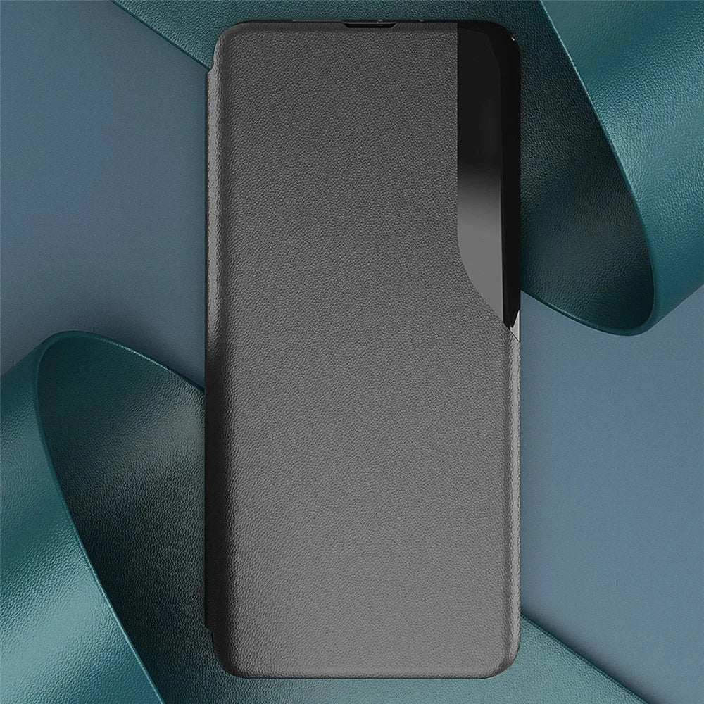 For iPhone 14 Plus Phone Case Folio Flip PU Leather Stand Cover - Black - 3