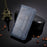 For Infinix Hot 12 Play 4G Anti-Drop PU Leather Retro Flip Wallet Case Stand Function Shockproof Flip Auto Closing Magnetic Cover - Blue - 5