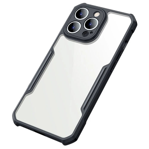 XUNDD For iPhone 13 Pro 6.1 inch Acrylic + TPU Phone Cover Anti-collision Airbag Corner Protective Case - Black - 1