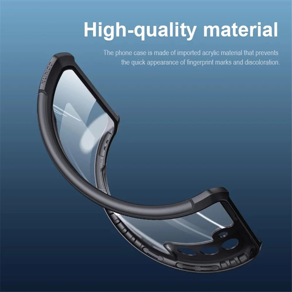 XUNDD for Samsung Galaxy S21 FE 5G Anti-wear Phone Cover Bulit-in Airbag Technology Anti-fall Acrylic + TPU Mobile Phone Case with Camera Len Protection - 5
