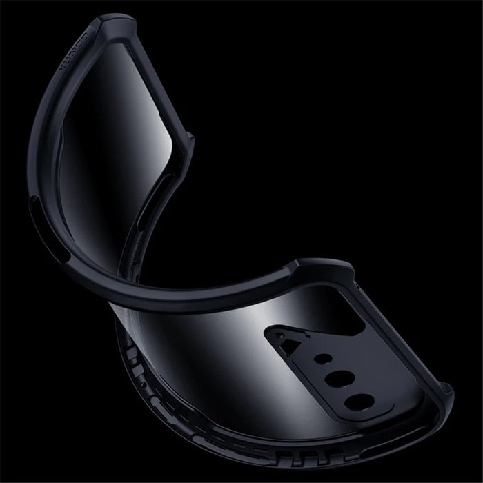 XUNDD for Asus ROG Phone 5/5s Anti-drop Phone Case Reinforced Four Corner Back Cover Acrylic + TPU Protective Shell - Black - 6
