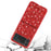 For Samsung Galaxy Z Flip4 5G Glitter Sparkling Case Electroplating TPU Frame Hard PC Back Anti-Slip Protective Cover - Red - 2
