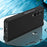 Drop-proof Phone Skin-touch Case for Samsung Galaxy Z Fold4 5G, Folding Hinge Protection Large Cutout Hard PC Back Cover - Black - 2