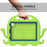 For iPad Pro 11 (2025) / 11 (2024) / Pro (2018) / (2020) / (2021) / (2022) EVA Octopus Tablet Case with Shoulder Strap - Green - 3