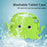 For iPad Pro 11 (2025) / 11 (2024) / Pro (2018) / (2020) / (2021) / (2022) EVA Octopus Tablet Case with Shoulder Strap - Green - 6