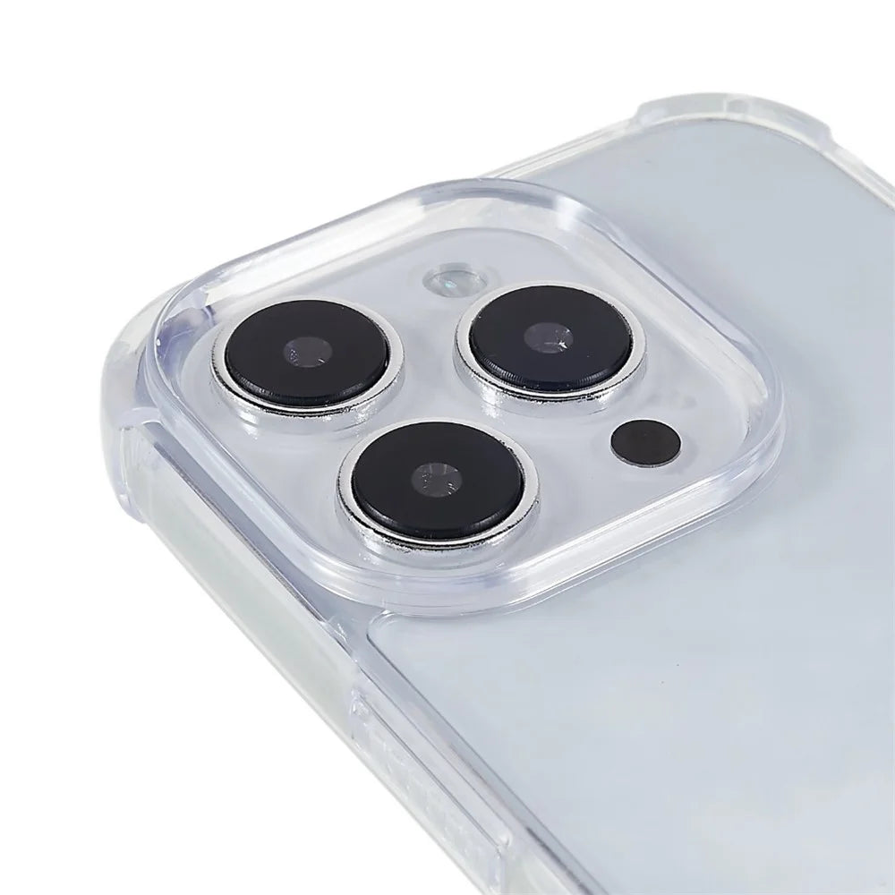 For iPhone 14 Pro Max 6.7 inch Anti-scratch Acrylic Phone Case Clear Soft TPU Dual Protection Phone Shell - 7