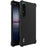 IMAK Matte TPU Case for Sony Xperia 1 IV 5G, Four Corner Airbags Shockproof Phone Cover with Screen Protector - Black - 1