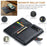 DG.MING For Google Pixel 6a Split Leather Wallet Stand Case Detachable 2-in-1 Phone Protective Cover - Black - 4