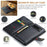 DG.MING For Google Pixel 7 Pro 5G Detachable 2-in-1 Phone Case Split Leather Wallet Stand Drop-proof Protective Cover - Black - 4