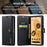 DG.MING For Google Pixel 7 Pro 5G Detachable 2-in-1 Phone Case Split Leather Wallet Stand Drop-proof Protective Cover - Black - 5