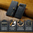 DG.MING For Google Pixel 7 Pro 5G Detachable 2-in-1 Phone Case Split Leather Wallet Stand Drop-proof Protective Cover - Black - 7