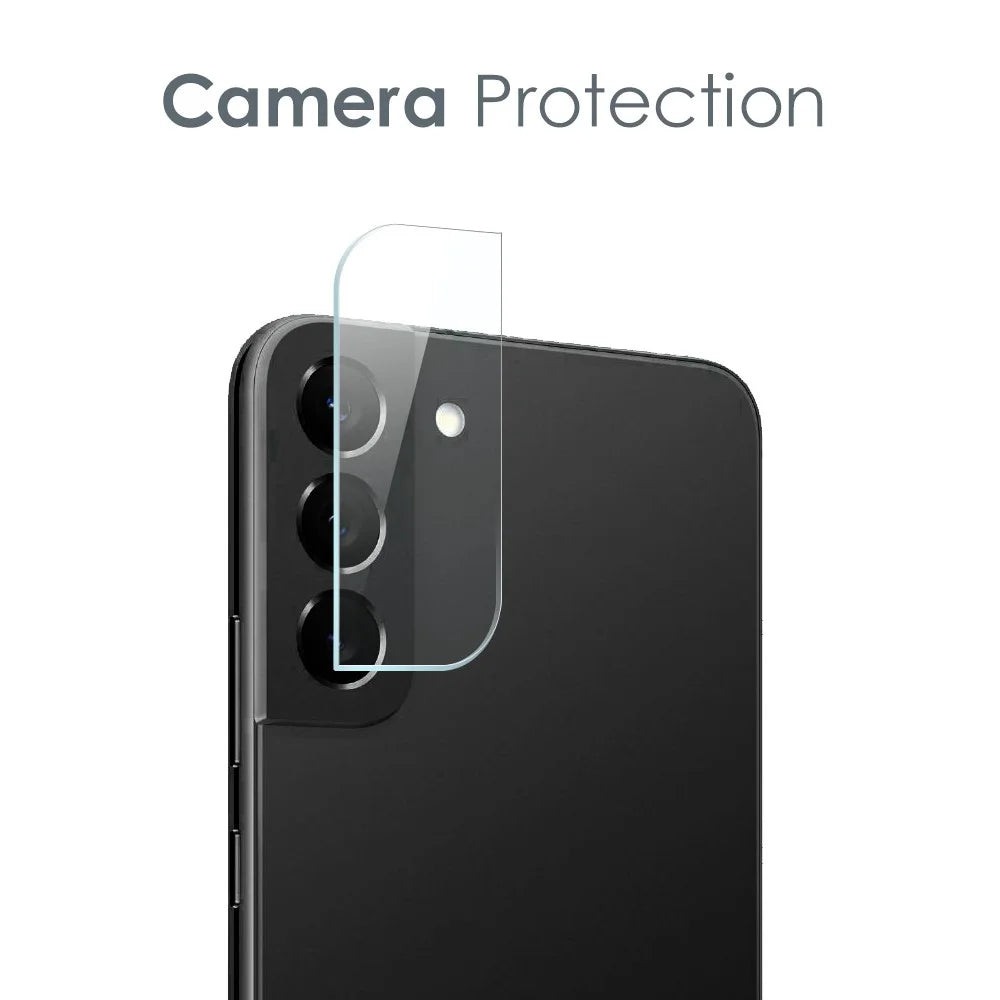 NORTHJO For Samsung Galaxy S22+ 5G Lightweight Anti-drop Soft TPU Phone Case with Anti-wear Tempered Glass Screen Protector and Back Camera Lens Cover - 2