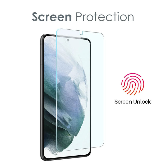 NORTHJO For Samsung Galaxy S21+ 5G Anti-explosion Tempered Glass Screen Protector Back Camera Lens Cover Soft TPU Phone Case - 3