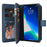 For iPhone 14 Pro Max Zipper Wallet Case with 15 Card Slots and Strap Leather Phone Cover - Blue - 5