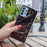 For Samsung Galaxy A32 5G/Galaxy M32 5G IMD Marble Pattern Soft TPU Case Phone Drop-proof Back Cover - Black - 4
