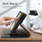 For iPhone 14 Pro 6.1 inch PU Leather Wallet Case Magnetic Auto-absorbed Full Protection Mobile Phone Shell with Stand - Black - 6