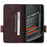 For Realme GT Neo3 Hardware Decor Foldable Stand Phone Wallet Case Double Magnetic Clasps PU Leather Protective Cover - Coffee - 2