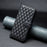BINFEN COLOR For iPhone 14 6.1 inch BF Style-14 Matte PU Leather Imprinted Rhombus Pattern Case Stand Wallet Cover - Black - 4