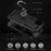 For iPhone 14 6.1 inch Military Grade Shockproof TPU + PC Kickstand Phone Case Protector with Car Mount Metal Sheet - Black - 4