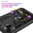 For iPhone 14 6.1 inch Military Grade Shockproof TPU + PC Kickstand Phone Case Protector with Car Mount Metal Sheet - Black - 5