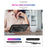 For iPhone 14 6.1 inch Military Grade Shockproof TPU + PC Kickstand Phone Case Protector with Car Mount Metal Sheet - Black - 6
