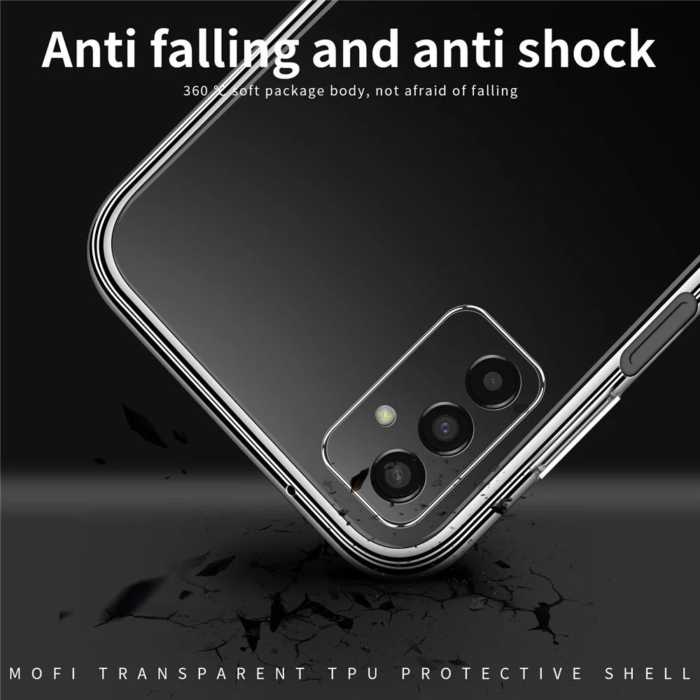MOFI For Samsung Galaxy M13 4G Scratch-resistant Flexible TPU Phone Case Soft Crystal Clear Cell Phone Cover - 5