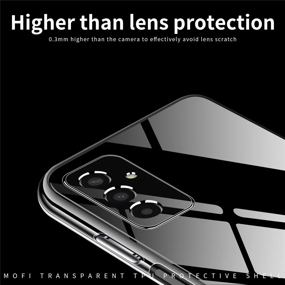 MOFI For Samsung Galaxy M13 4G Scratch-resistant Flexible TPU Phone Case Soft Crystal Clear Cell Phone Cover - 6