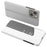 For iPhone 14 Plus Flip Leather Cover with Stand Full Body Protective Phone Case - Silver - 1