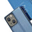 For iPhone 14 Plus Flip Leather Cover with Stand Full Body Protective Phone Case - Silver - 5