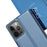 For iPhone 14 Pro Max Flip Leather Cover with Stand Full Body Protective Phone Case - Blue - 5