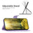 BINFEN COLOR For iPhone XS Max 6.5 inch Wallet Cover, BF Style-14 Imprinted Rhombus Pattern Overall Coverage Stand Matte PU Leather Case - Purple - 2