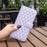 BINFEN COLOR For iPhone XS Max 6.5 inch Wallet Cover, BF Style-14 Imprinted Rhombus Pattern Overall Coverage Stand Matte PU Leather Case - Purple - 5