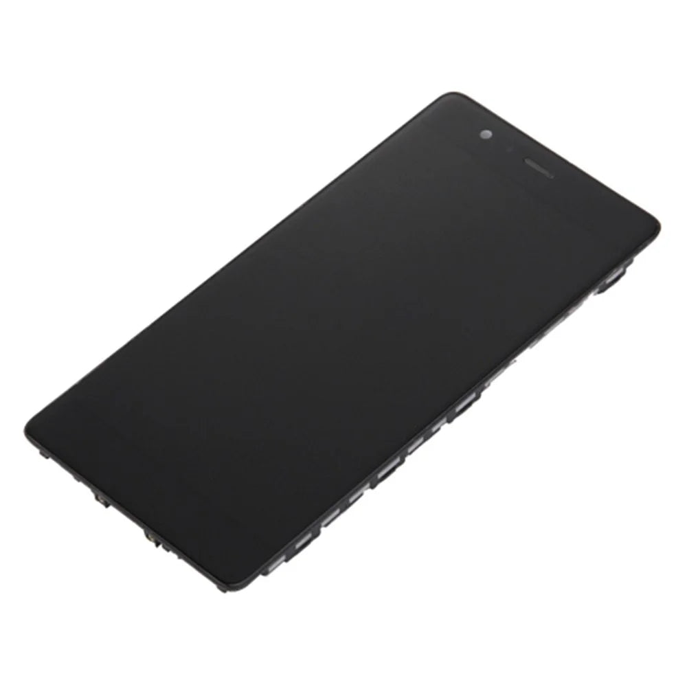 For Huawei P9 Grade C LCD Screen and Digitizer Assembly + Frame (without Logo) - Black - 4